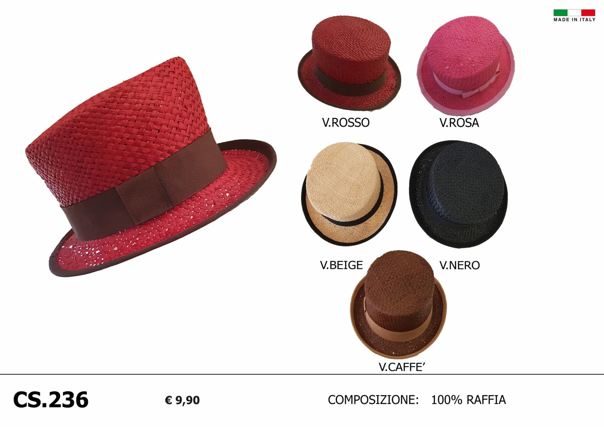 cappello gros made in italy